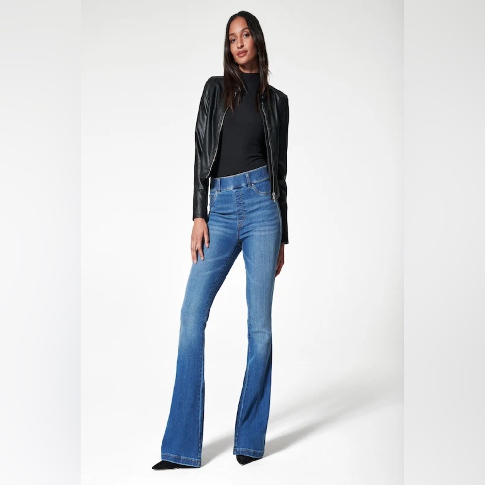 Spanx High Rise Flare Jeans Medium